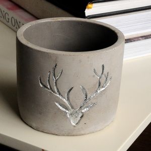 COPY - Gray Clay Ceramic Vase / Plant Holder